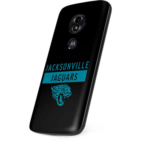 NFL Jacksonville Jaguars Black Performance Series Moto E5 Play Skin