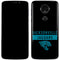 NFL Jacksonville Jaguars Black Performance Series Moto E5 Plus Skin