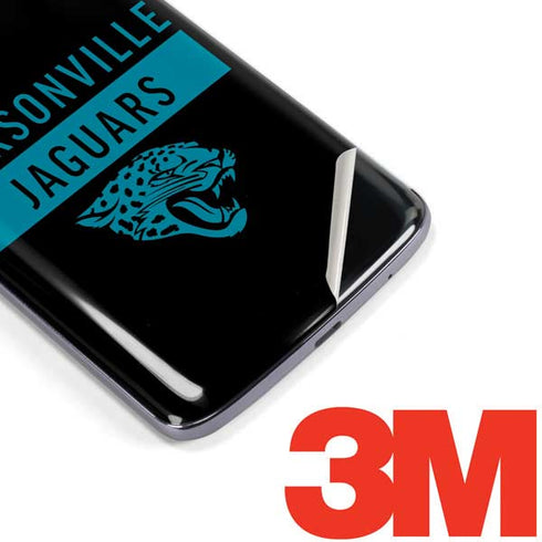 NFL Jacksonville Jaguars Black Performance Series Moto E5 Plus Skin