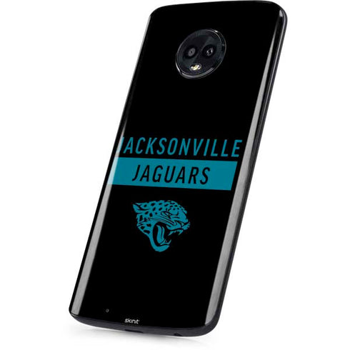 NFL Jacksonville Jaguars Black Performance Series Moto G6 Skin