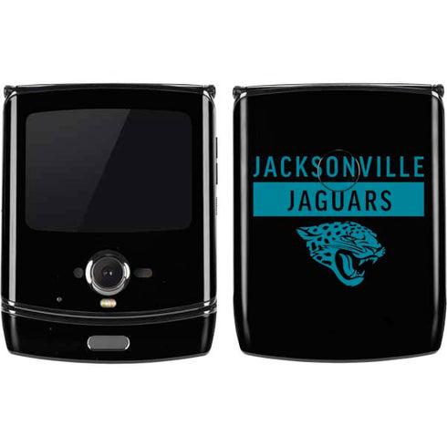 NFL Jacksonville Jaguars Black Performance Series Motorola RAZR Skin