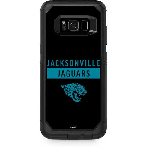 NFL Jacksonville Jaguars Black Performance Series Otterbox Commuter Galaxy Skin