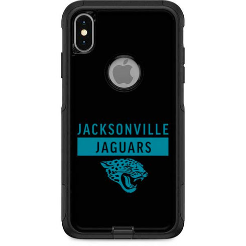 NFL Jacksonville Jaguars Black Performance Series Otterbox Commuter iPhone Skin