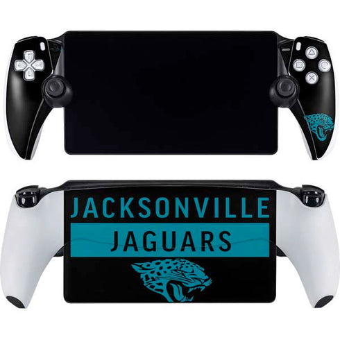 NFL Jacksonville Jaguars Black Performance Series PlayStation Portal Remote Player Skin
