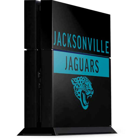 NFL Jacksonville Jaguars Black Performance Series PS4 Console Skin