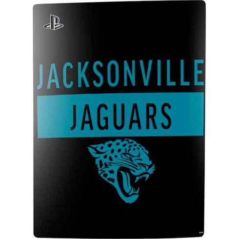 NFL Jacksonville Jaguars Black Performance Series PS5 Digital Edition Bundle Skin