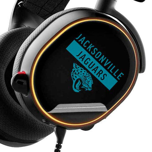 NFL Jacksonville Jaguars Black Performance Series SteelSeries Arctis 3 Skin