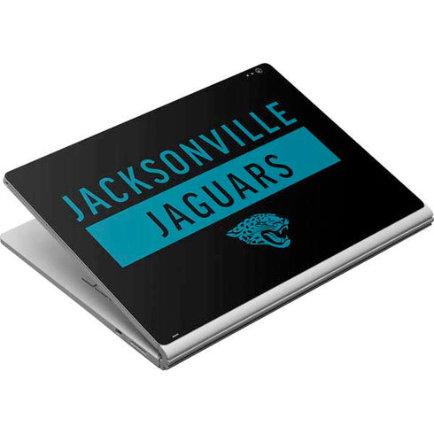 NFL Jacksonville Jaguars Black Performance Series Surface Book Skin