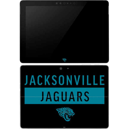 NFL Jacksonville Jaguars Black Performance Series Surface Go Skin