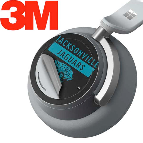 NFL Jacksonville Jaguars Black Performance Series Surface Headphones Skin