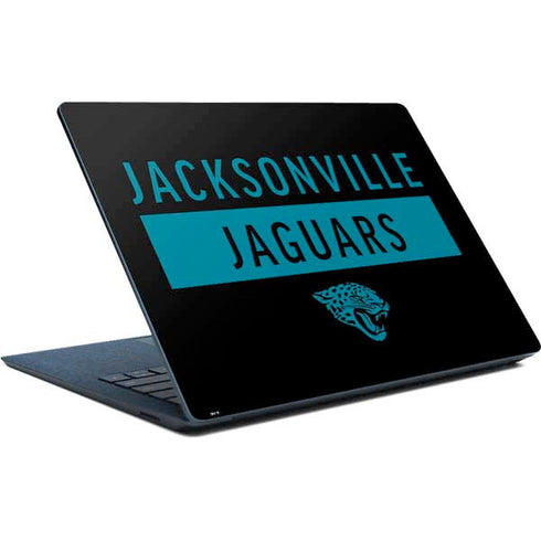 NFL Jacksonville Jaguars Black Performance Series Surface Laptop Skin