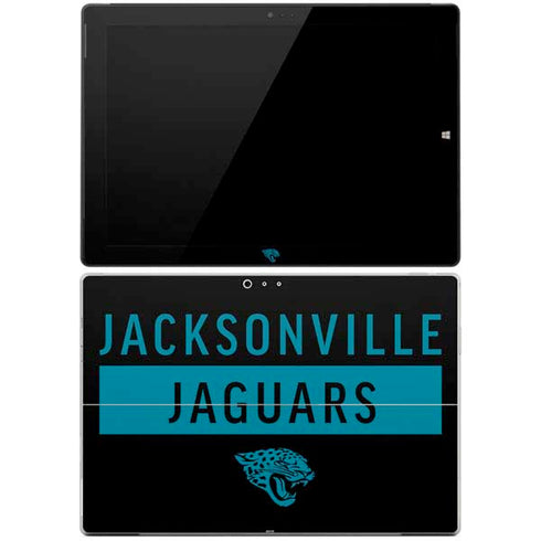 NFL Jacksonville Jaguars Black Performance Series Surface Pro 3 Skin