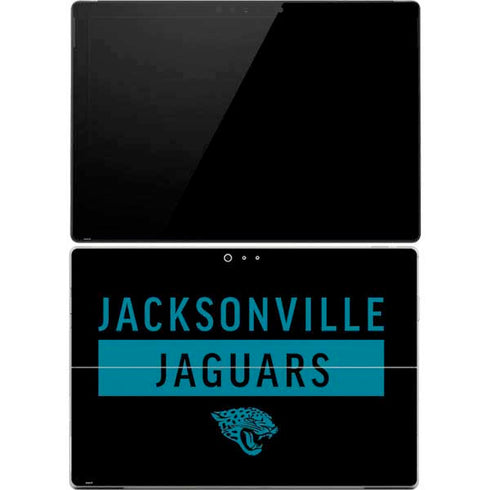 NFL Jacksonville Jaguars Black Performance Series Surface Pro 4 Skin