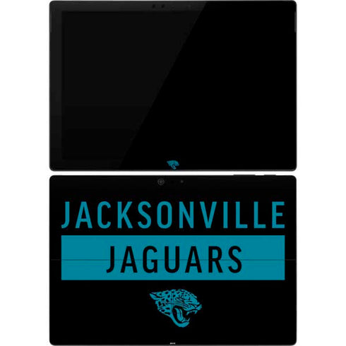 NFL Jacksonville Jaguars Black Performance Series Surface Pro 7 Skin