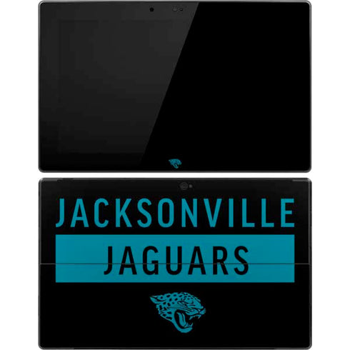 NFL Jacksonville Jaguars Black Performance Series Surface Pro Tablet Skin