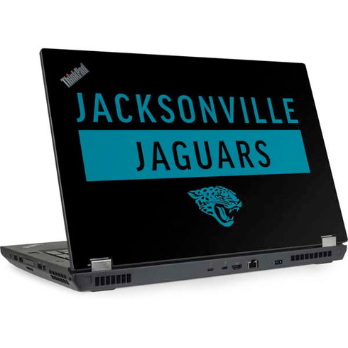 NFL Jacksonville Jaguars Black Performance Series Lenovo ThinkPad Skin