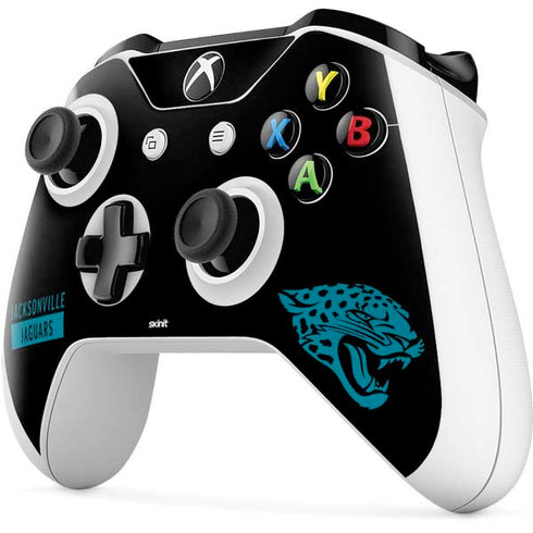 NFL Jacksonville Jaguars Black Performance Series Xbox One S Controller Skin