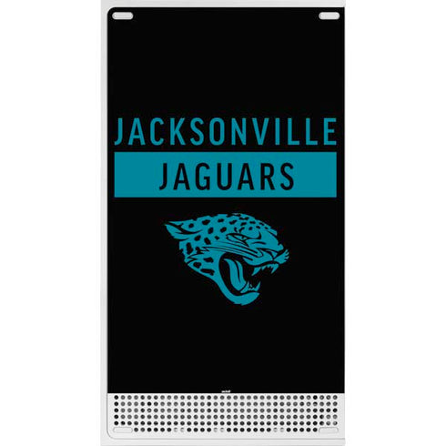 NFL Jacksonville Jaguars Black Performance Series Xbox Series S Console Skin
