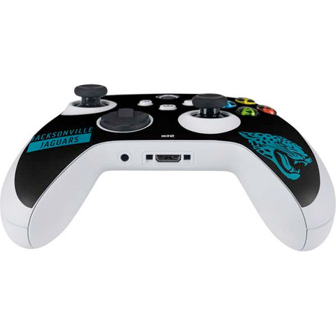 NFL Jacksonville Jaguars Black Performance Series Xbox Series S Controller Skin