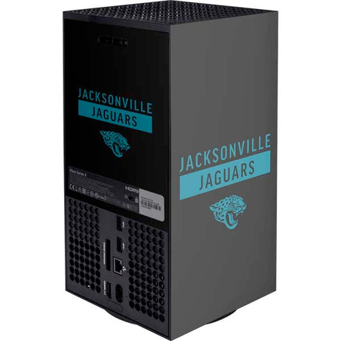 NFL Jacksonville Jaguars Black Performance Series Xbox Series X Console Skin