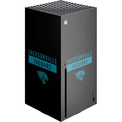 NFL Jacksonville Jaguars Black Performance Series Xbox Series X Console Skin