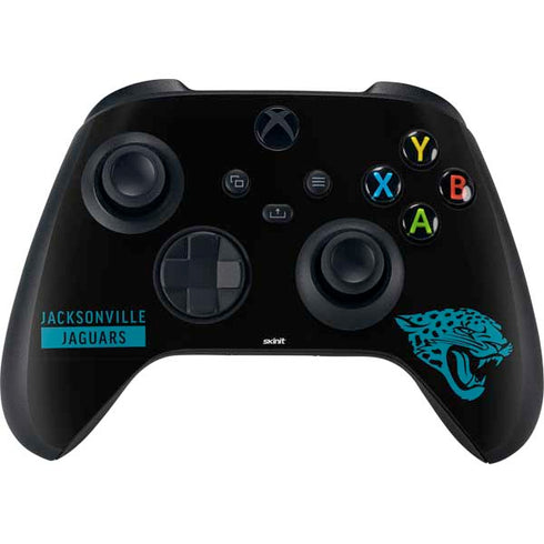 NFL Jacksonville Jaguars Black Performance Series Xbox Series X Controller Skin