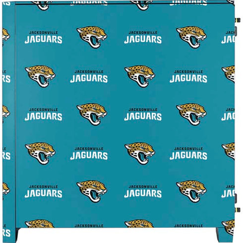 NFL Jacksonville Jaguars Blitz Series Corsair 4000D Tempered Glass Mid-Tower ATX Case Skin