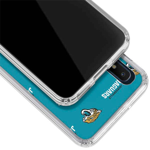 NFL Jacksonville Jaguars Blitz Series Galaxy A10e Clear Case