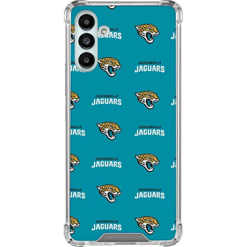 NFL Jacksonville Jaguars Blitz Series Galaxy A13 5G Clear Case