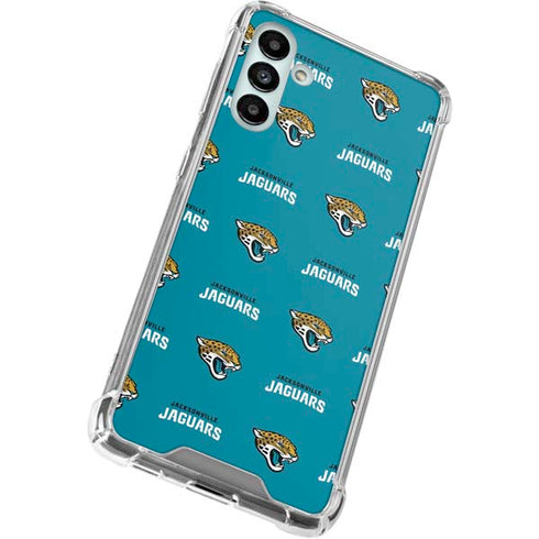 NFL Jacksonville Jaguars Blitz Series Galaxy A13 5G Clear Case