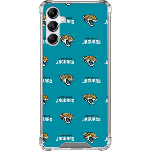 NFL Jacksonville Jaguars Blitz Series Galaxy A14 5G Clear Case