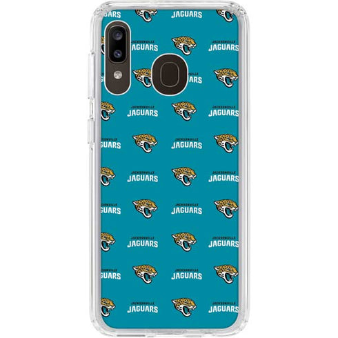 NFL Jacksonville Jaguars Blitz Series Galaxy A20 Clear Case