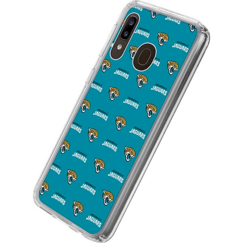 NFL Jacksonville Jaguars Blitz Series Galaxy A20 Clear Case