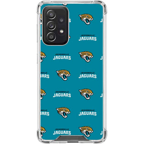 NFL Jacksonville Jaguars Blitz Series Galaxy A52 5G Clear Case
