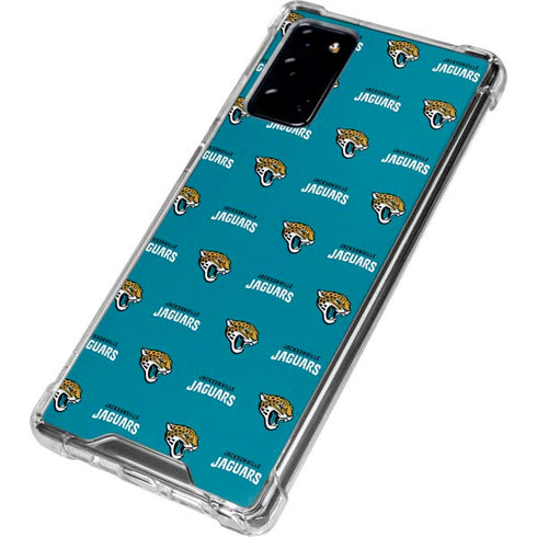 NFL Jacksonville Jaguars Blitz Series Galaxy Note20 5G Clear Case