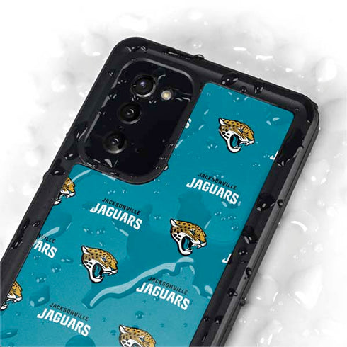 NFL Jacksonville Jaguars Blitz Series Galaxy Note20 5G Waterproof Case