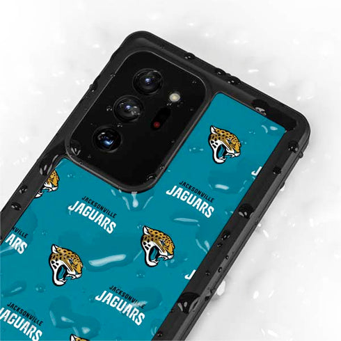 NFL Jacksonville Jaguars Blitz Series Galaxy Note20 Ultra 5G Waterproof Case