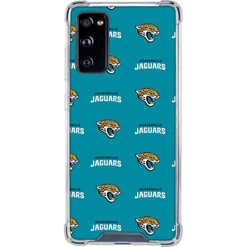 NFL Jacksonville Jaguars Blitz Series Galaxy S20 FE Clear Case
