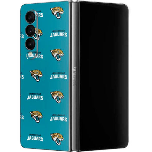 NFL Jacksonville Jaguars Blitz Series Galaxy Z Fold4 5G Skin