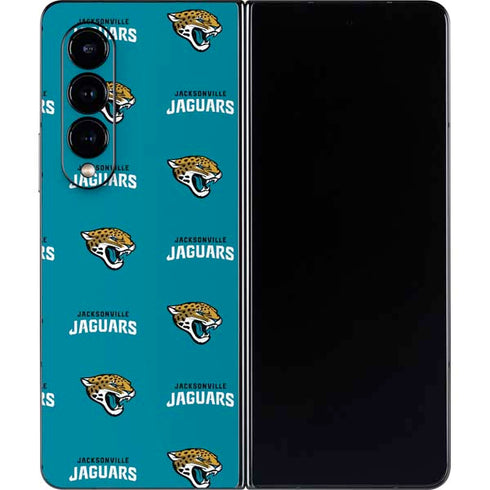 NFL Jacksonville Jaguars Blitz Series Galaxy Z Fold4 5G Skin