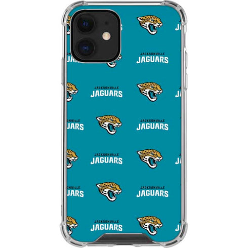 NFL Jacksonville Jaguars Blitz Series iPhone 12 Mini Clear Case
