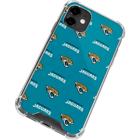 NFL Jacksonville Jaguars Blitz Series iPhone 12 Mini Clear Case