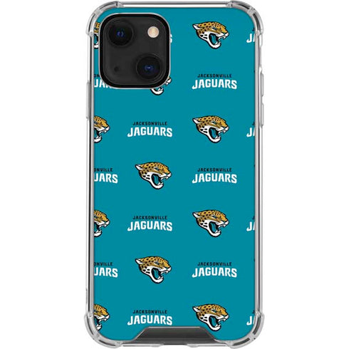 NFL Jacksonville Jaguars Blitz Series iPhone 13 Mini Clear Case