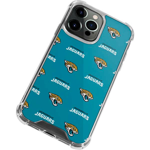NFL Jacksonville Jaguars Blitz Series iPhone 13 Pro Max Clear Case