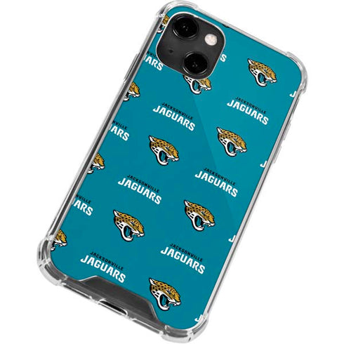 NFL Jacksonville Jaguars Blitz Series iPhone 14 Clear Case
