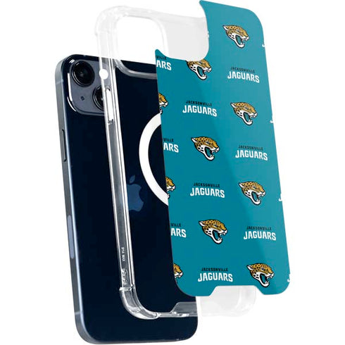 NFL Jacksonville Jaguars Blitz Series iPhone 15 Plus MagSafe Case