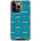 NFL Jacksonville Jaguars Blitz Series iPhone 14 Pro Clear Case