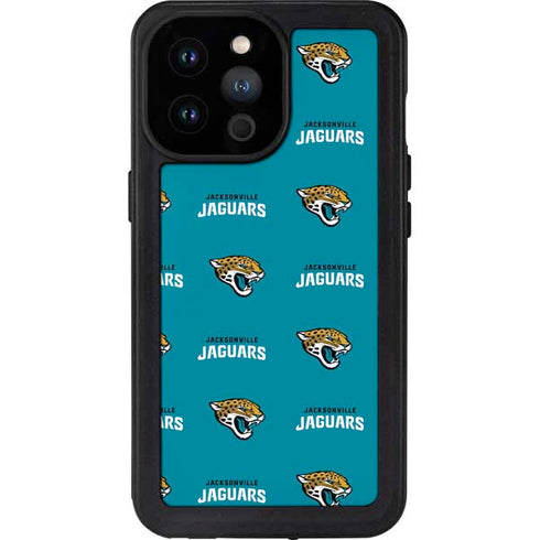 NFL Jacksonville Jaguars Blitz Series iPhone 14 Pro Max Waterproof Case