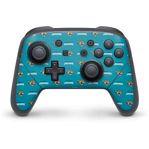 NFL Jacksonville Jaguars Blitz Series Nintendo Switch Pro Controller Skin