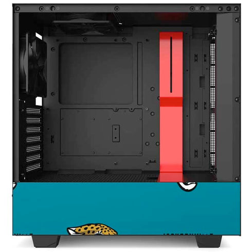 NFL Jacksonville Jaguars Blitz Series NZXT H510 Compact ATX Mid-Tower Case Skin